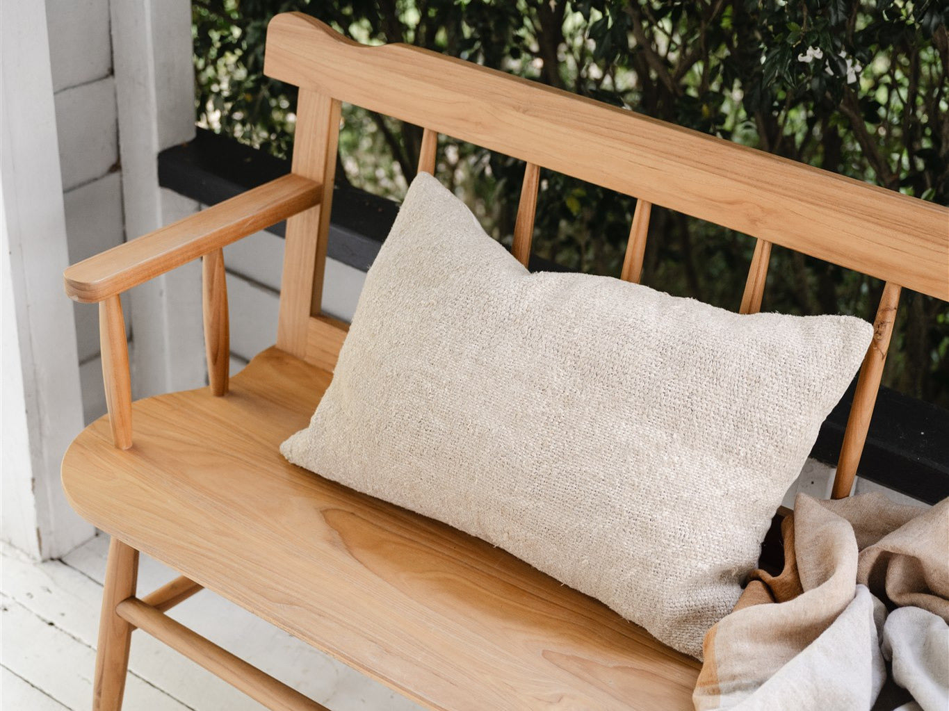 The Etienne Bench on a verandah