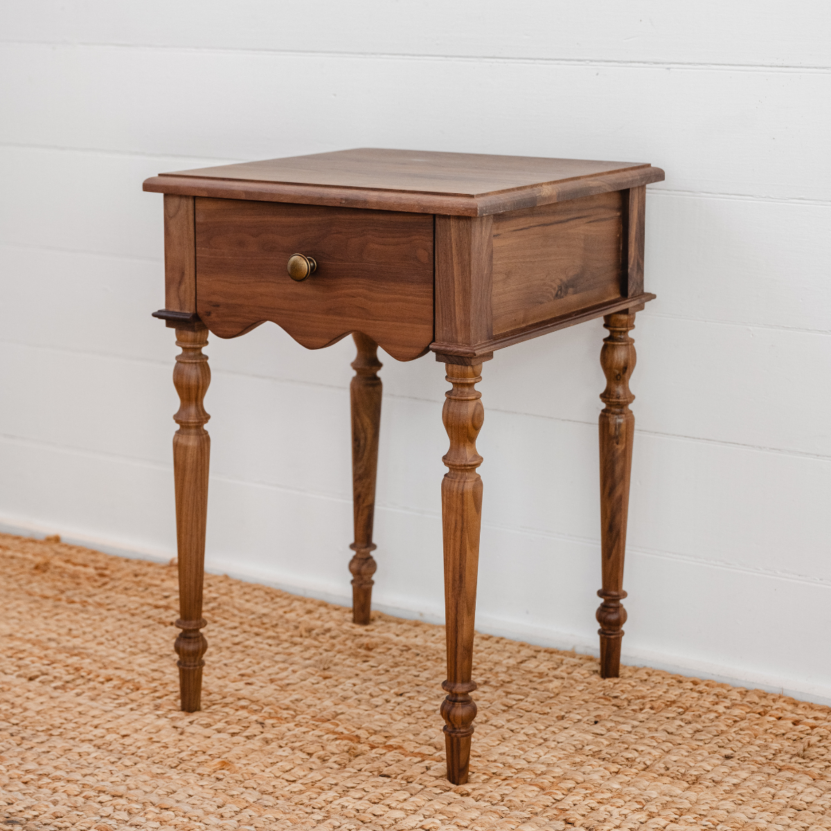 Evie Bedside Table Walnut (EU)