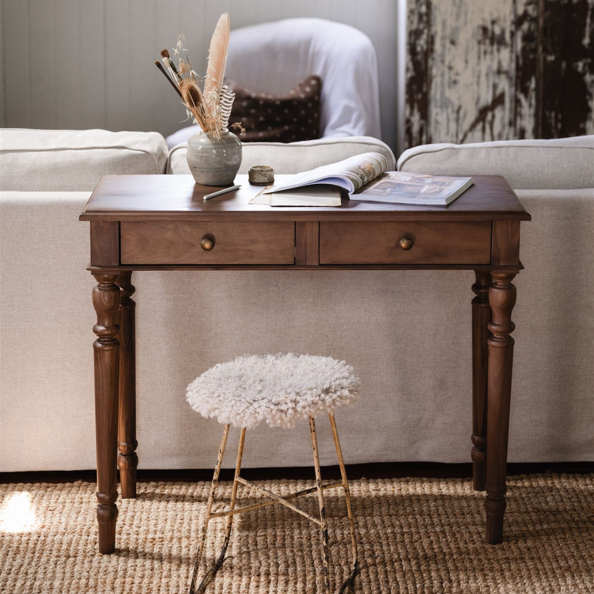 Chloé Console Table, Walnut (EU)