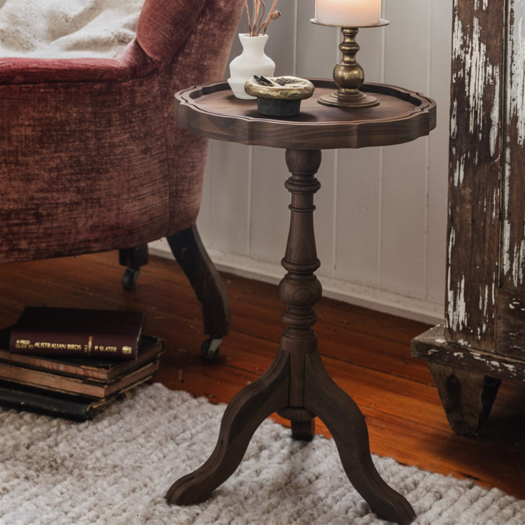 Sophie Side Table, Walnut